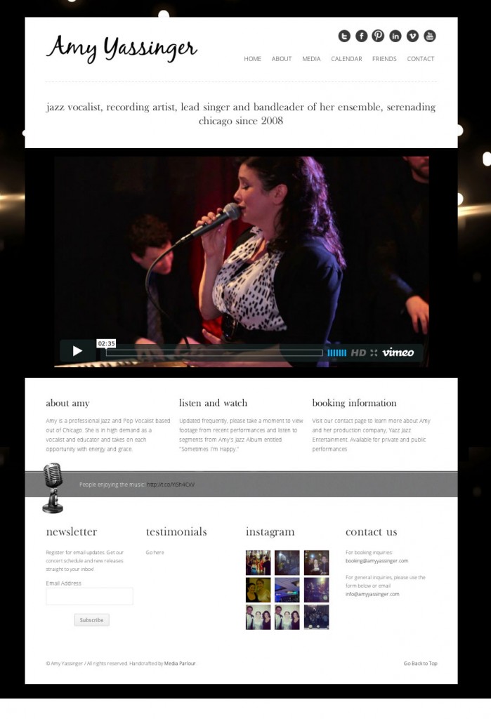Jazz Artist Website
